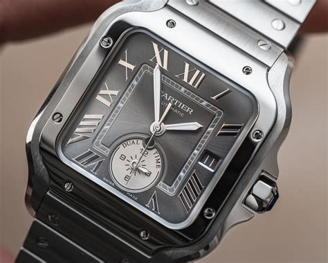 cartier dual time santos.